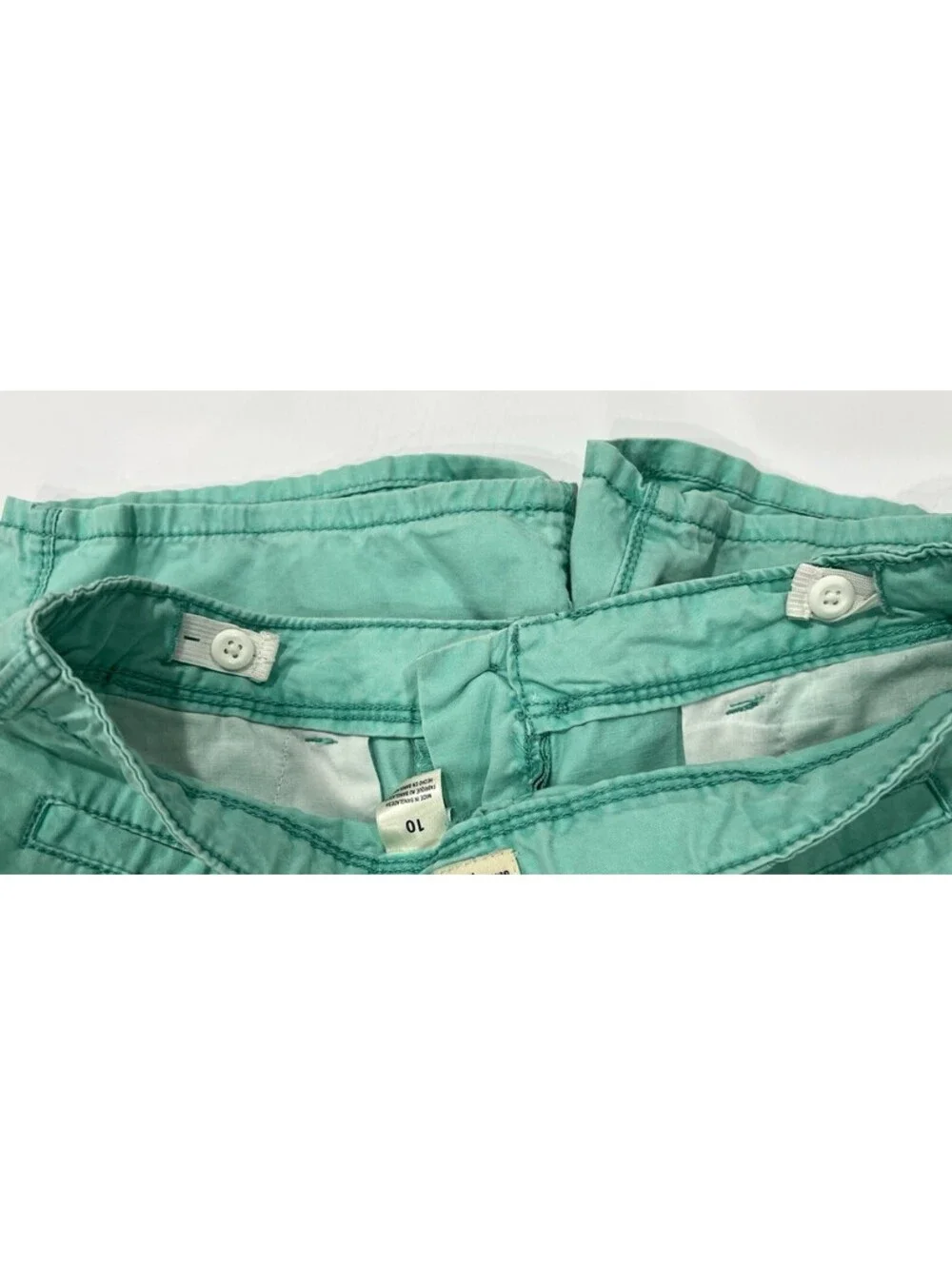 Oshkosh B’gosh Girl Sz 10 Bermuda Shorts Adjustable Waist Lot of 2